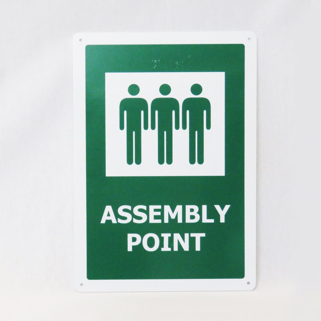 Assembly Point Sign - Fireco Fire Safety & Building Compliance Whangarei
