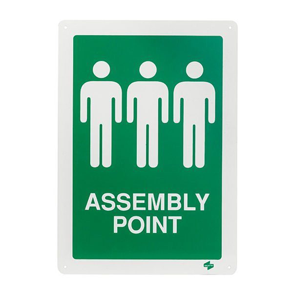 Assembly Point Small Sign Assembly Point Sign - Fireco Fire Safety