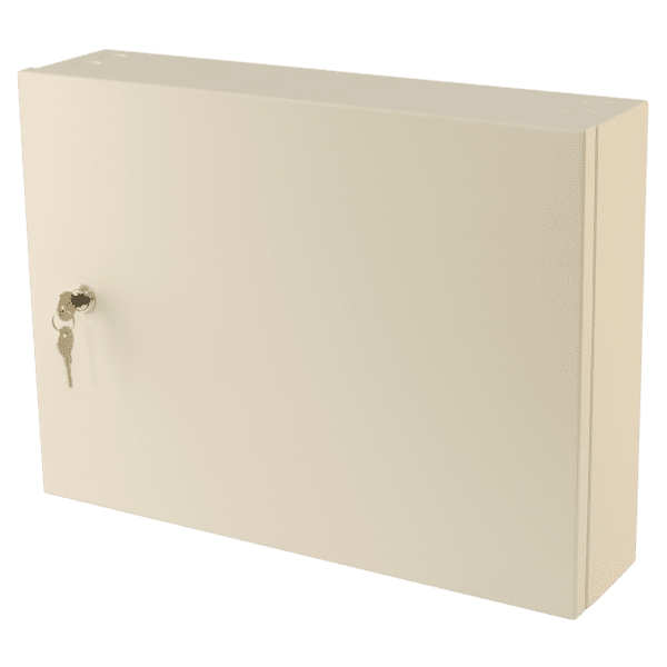 Small Metal Storage Cabinet W430 X D100 X H320mm Milk White